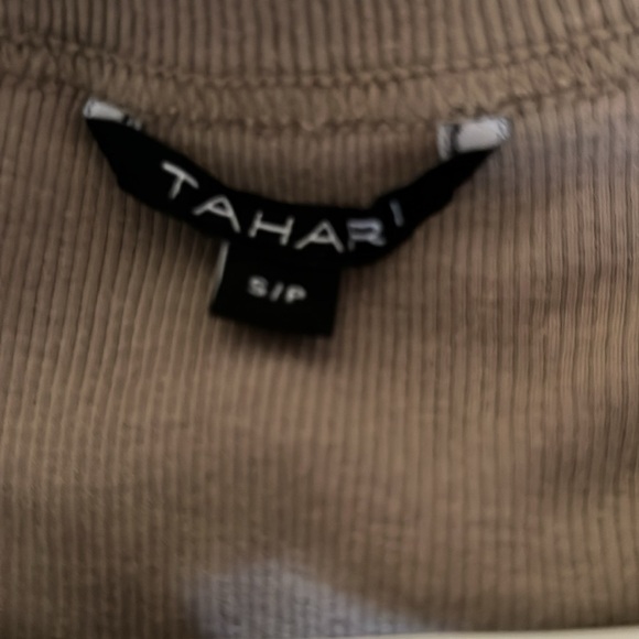 Tahari Taupe Sleeveless Tank Top - Picture 3 of 3